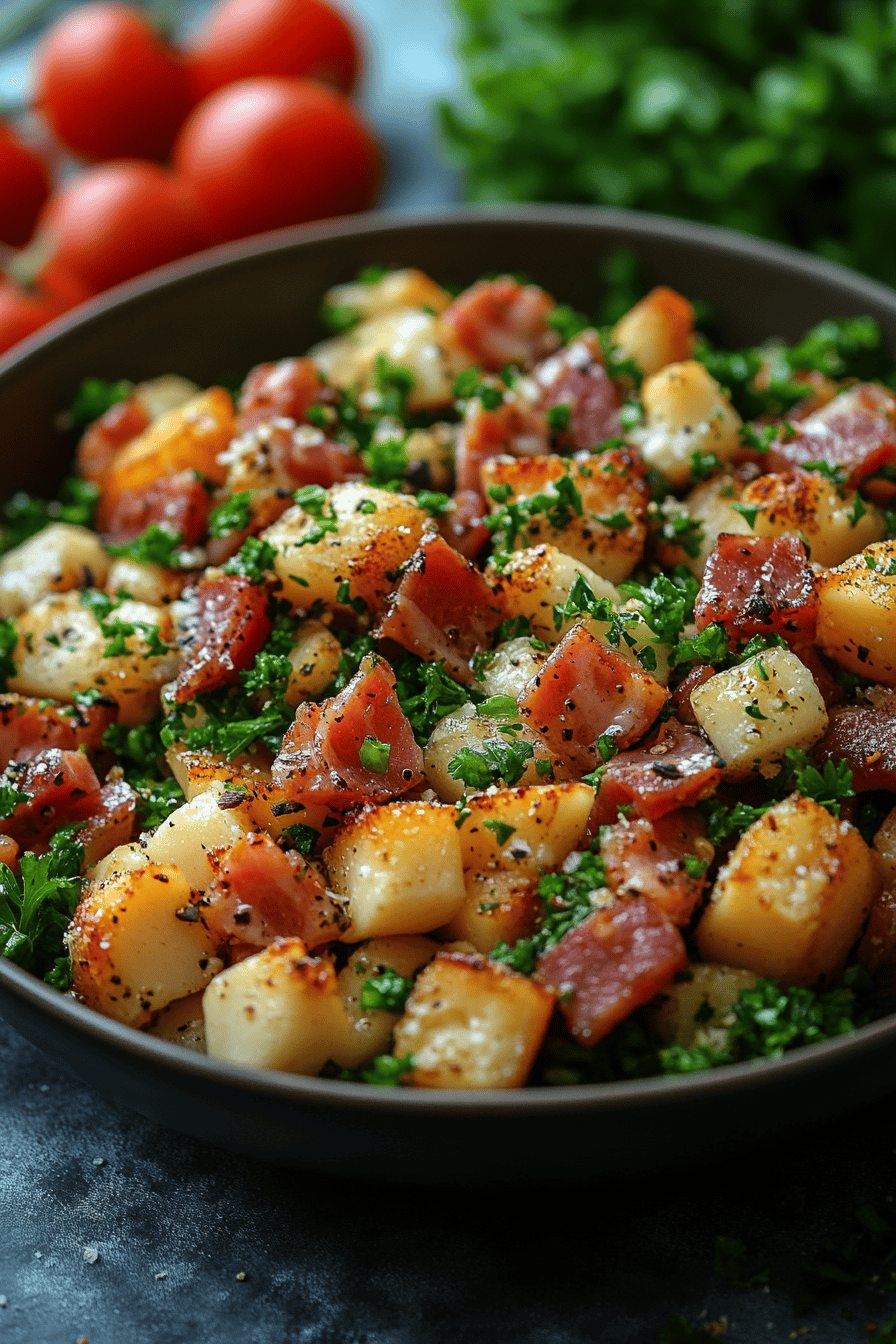 Salade de Chou Gourmande avec Lardons et Comté ingredients