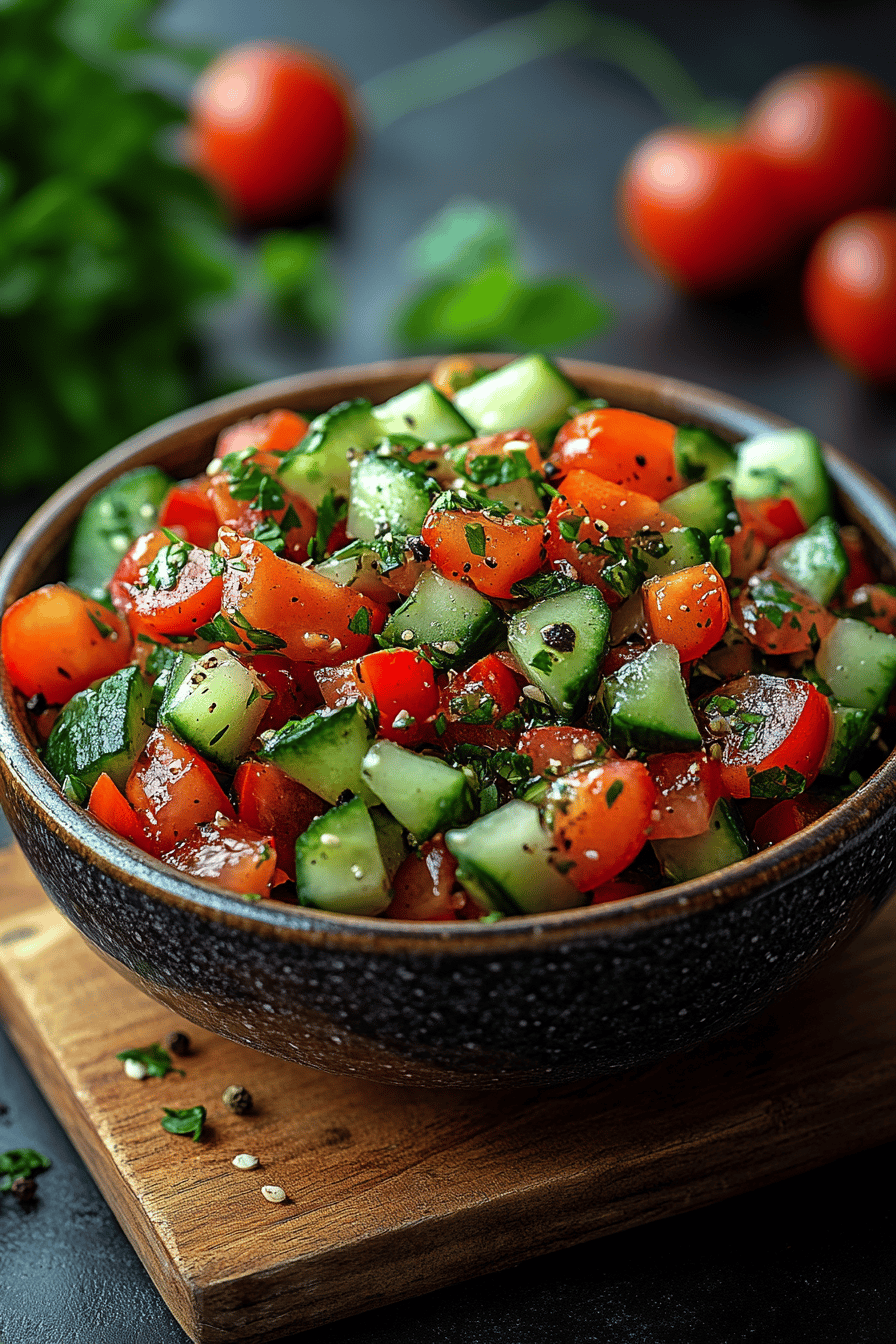 Salade de Concombre Estivale Fraîcheur et Saveurs ingredients
