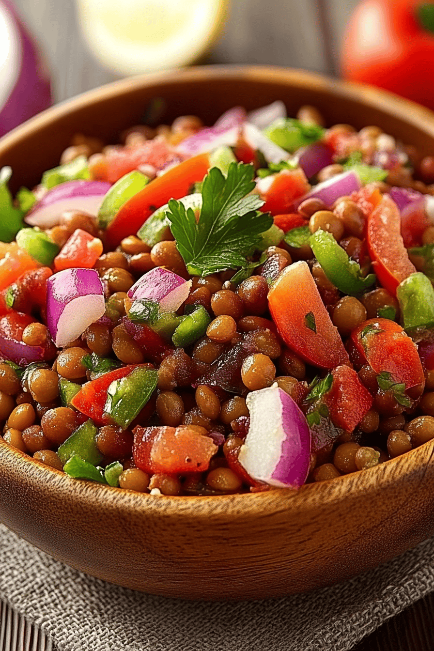 Salade de Lentilles Corail: Idéale pour l'Été
