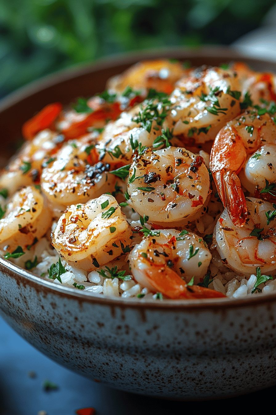 Salade de Riz Sauvage et Crevettes Un Délice à Savourer Tiède Final Dish Presentation