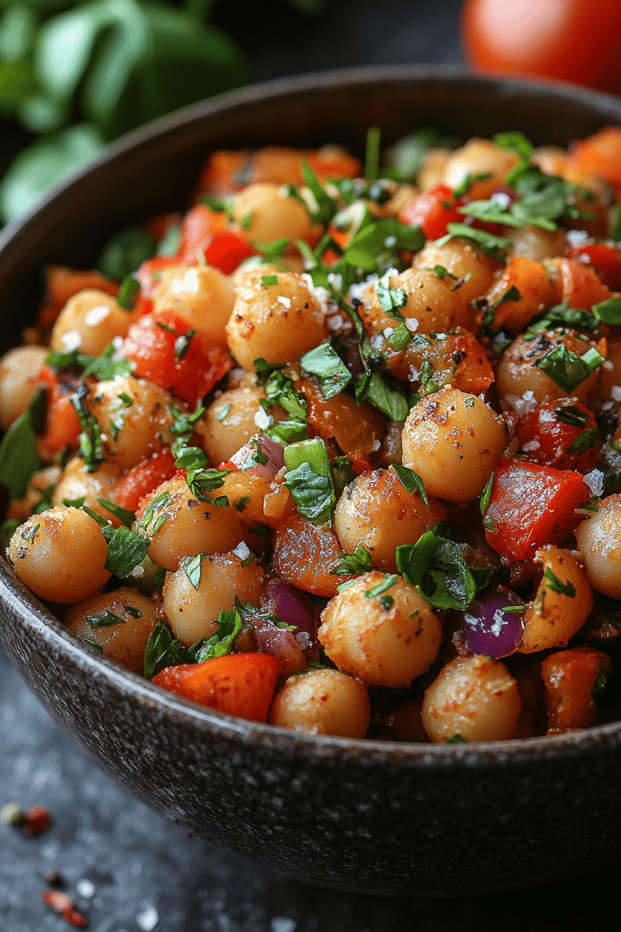 Salade d'orge perlé et légumes grillés Recette végane estivale ingredients