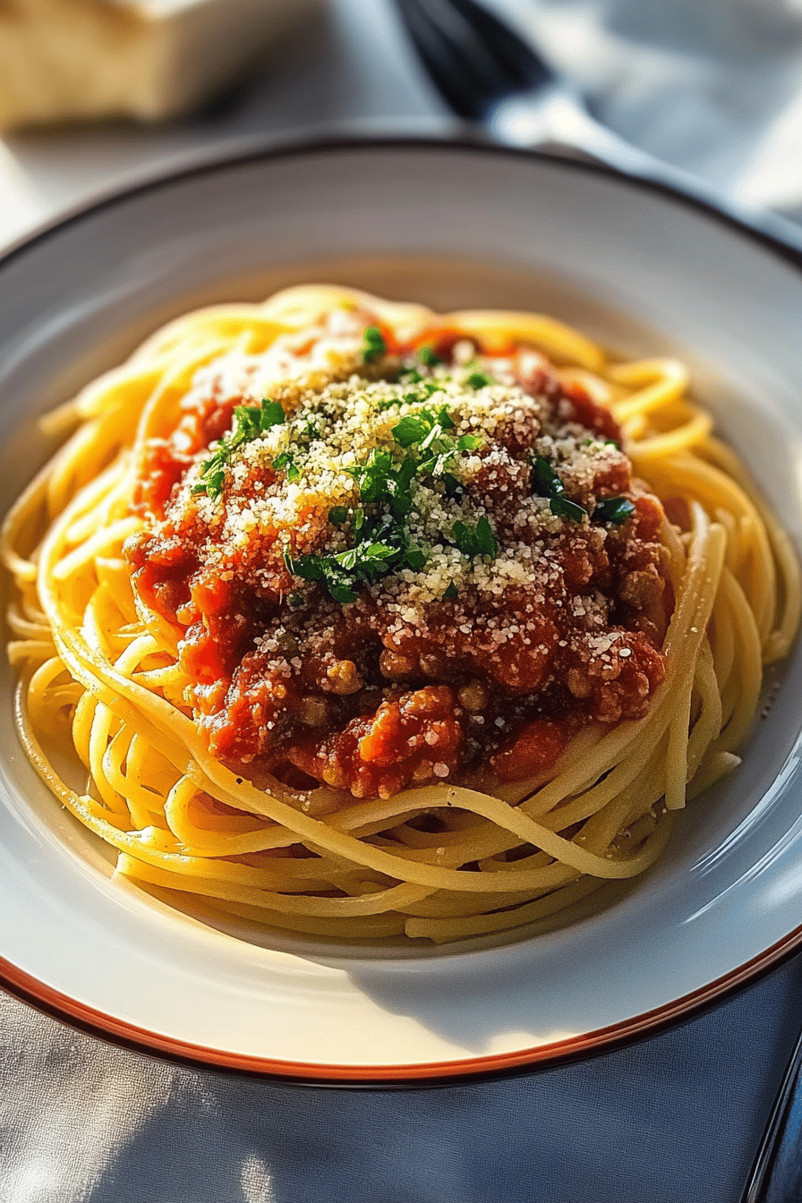 Spaghetti Bolognaise Maison: Un Vrai Régal Familial