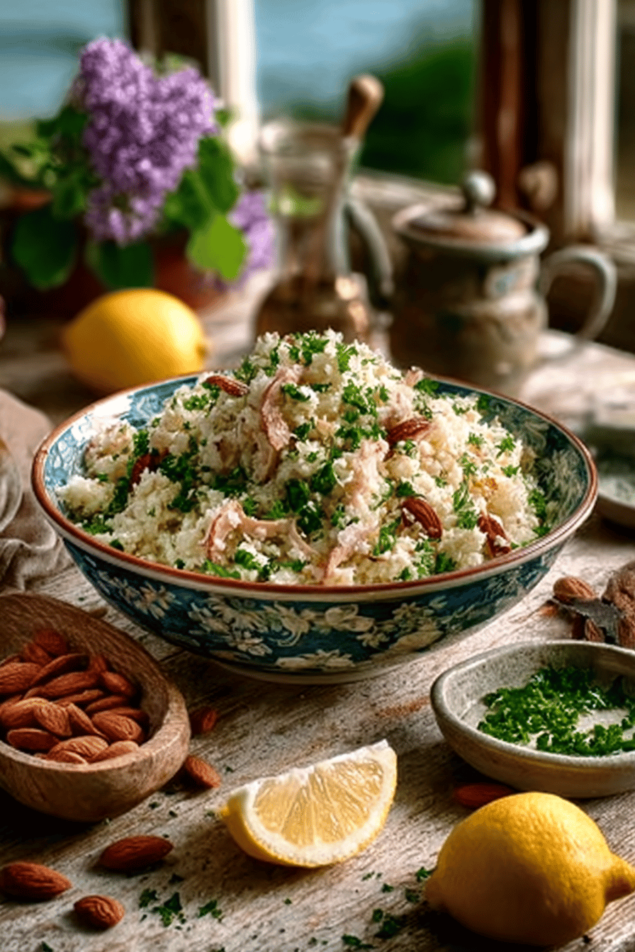 Taboulé de Chou-fleur Sans Gluten: Frais et Parfumé