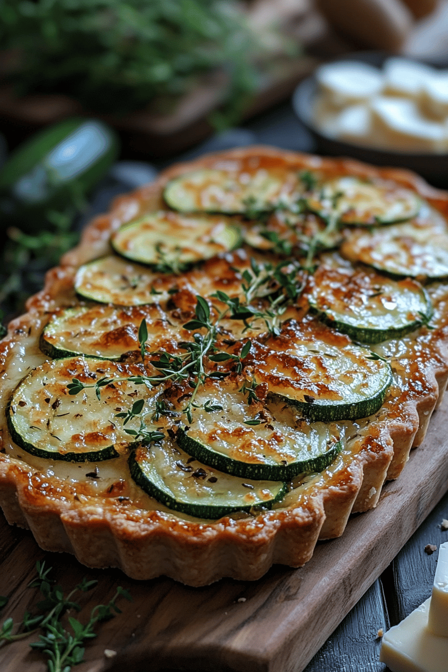 Tarte Courgette-Chèvre Recette Estivale Légère ingredients