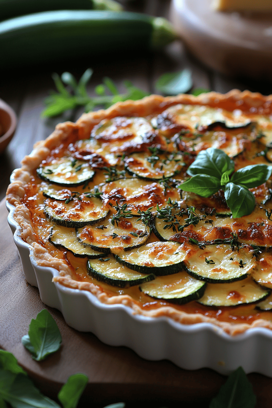 Tarte Courgette-Chèvre Recette Estivale Légère