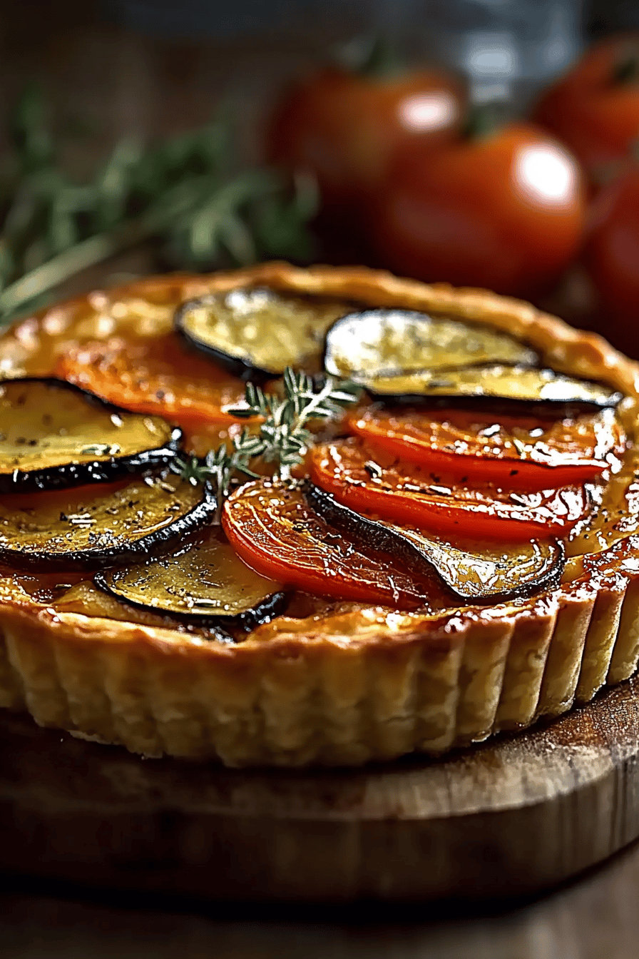 Tarte Fine Aux Légumes du Soleil: Saveurs Estivales