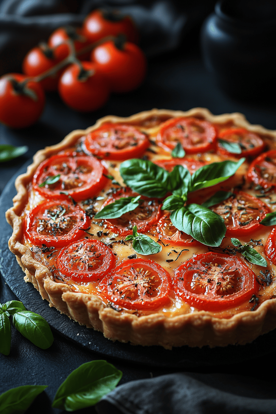 Tarte Fine aux Tomates Élégance Française Croustillante ingredients