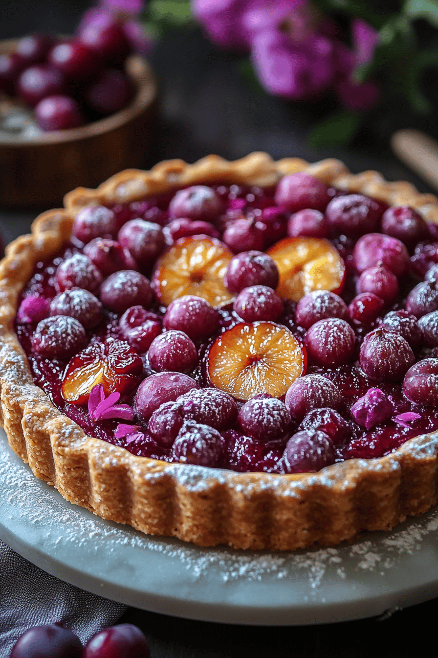 Tarte Flamande aux Prunes Un Dessert Réconfortant