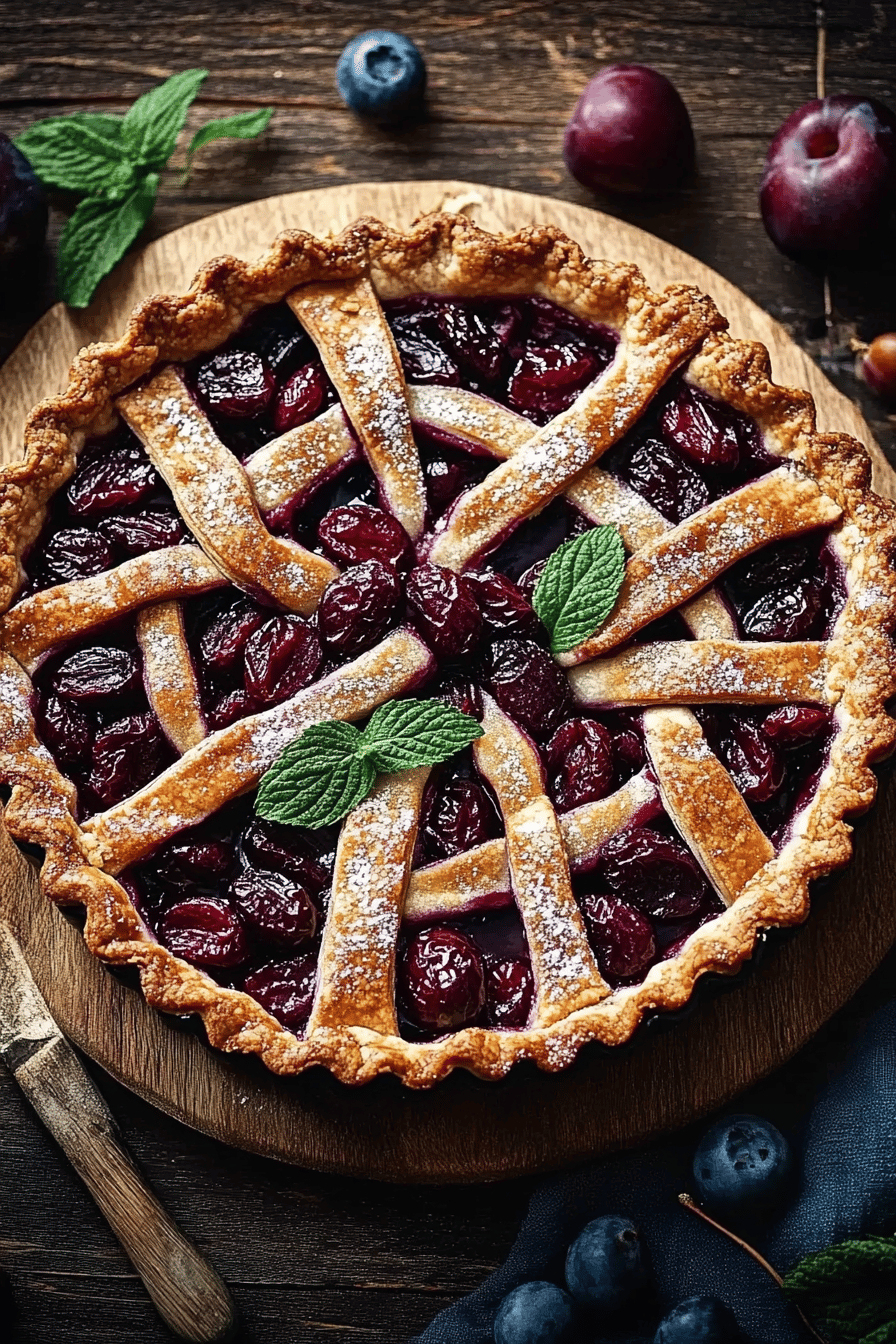 Tarte Quadrillée aux Prunes: Un Dessert Été Simple et Savoureux ingredients