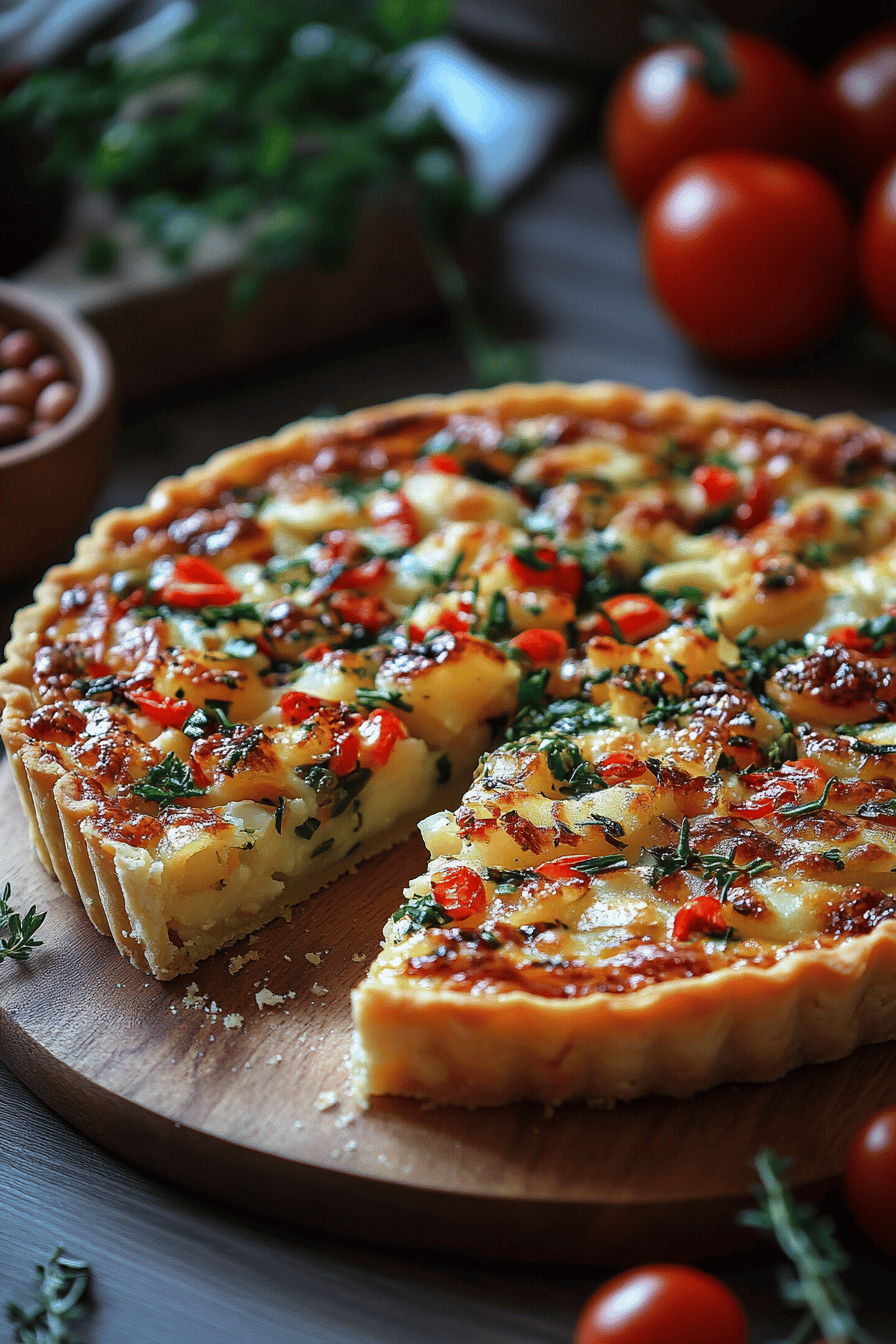 Tarte Salée aux Légumes Saveurs Ensoleillées ingredients