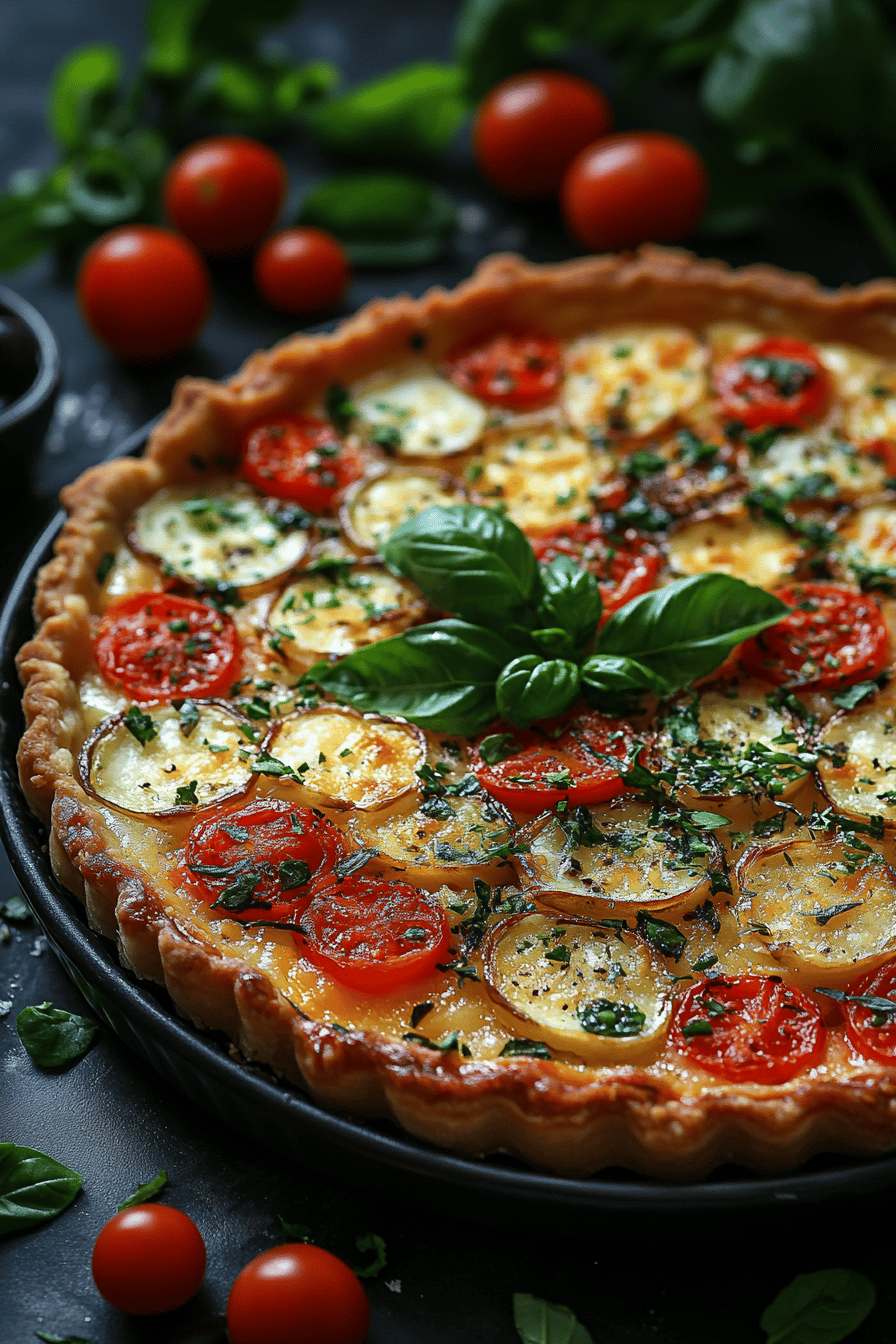 Tarte Salée aux Légumes Saveurs Ensoleillées