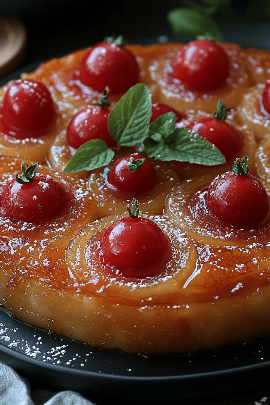 Tarte Tatin aux Tomates Cerises ingredients