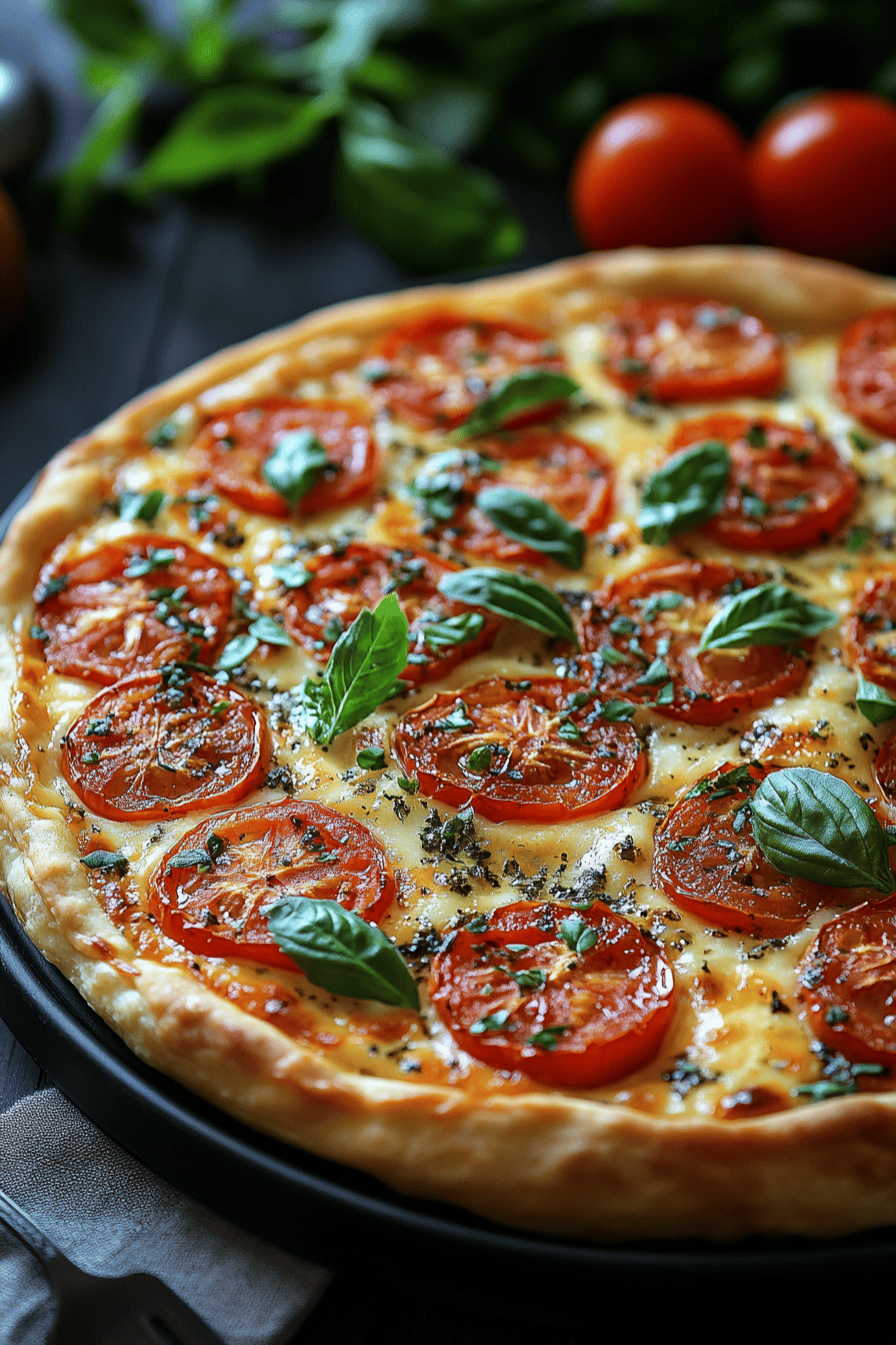Tarte Tomate Chèvre Miel Une Recette Simple et Savoureuse Final Dish Presentation