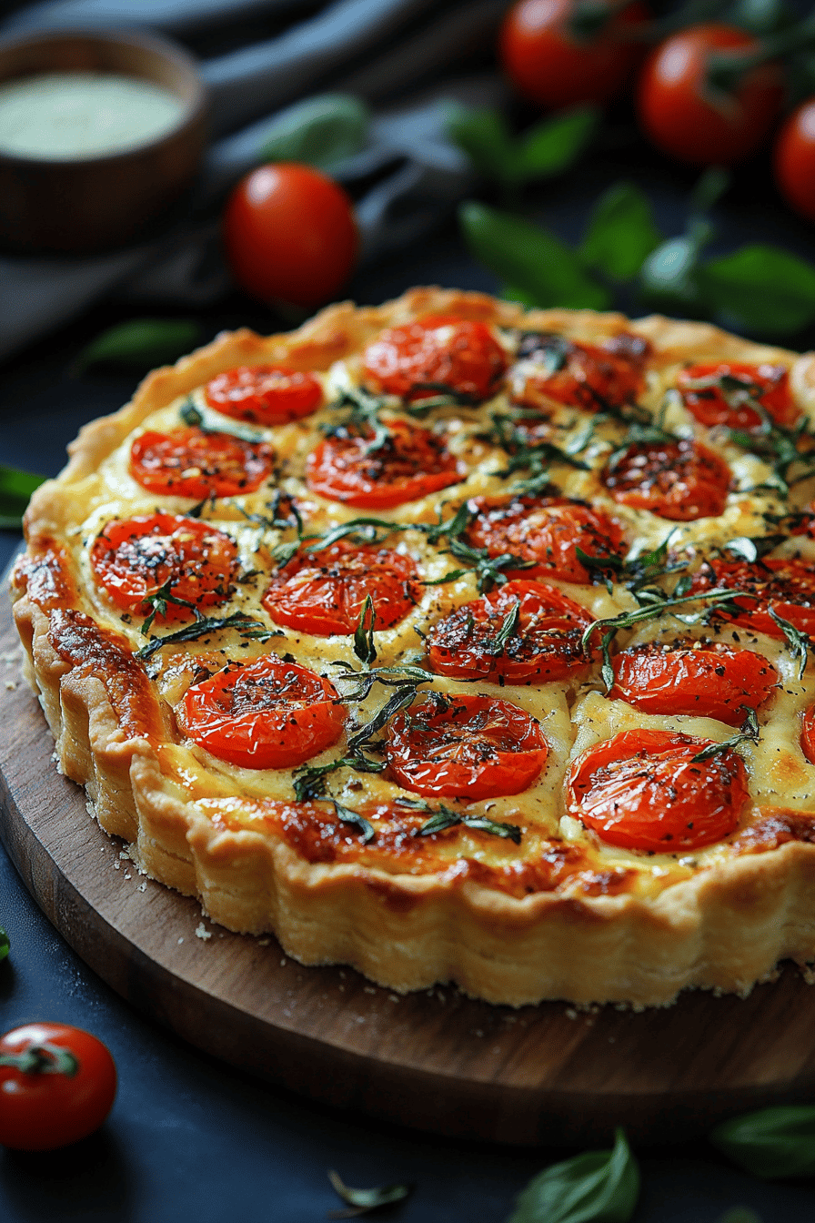 Tarte Tomate Chèvre Miel Une Recette Simple et Savoureuse