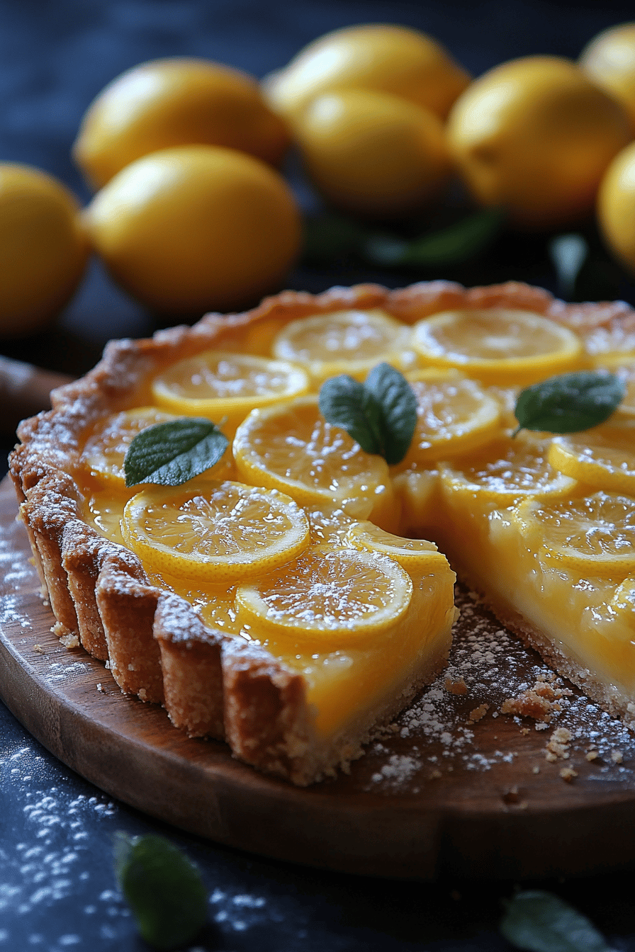 Tarte au Citron Simple et Délicieuse ingredients