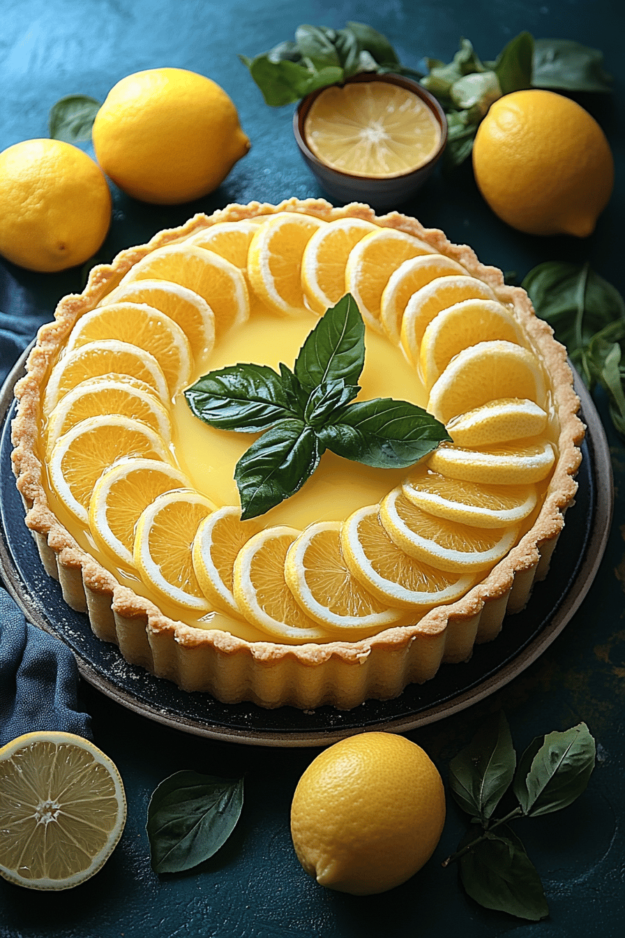 Tarte au Citron Simple et Délicieuse