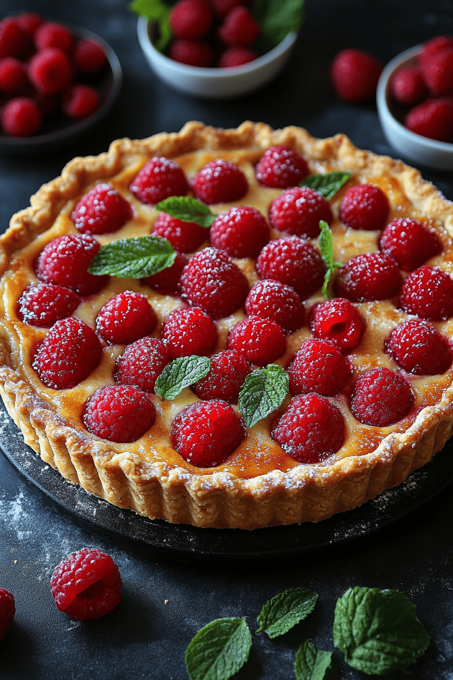 Tarte aux Fraises Rapide et Délicieuse Final Dish Presentation