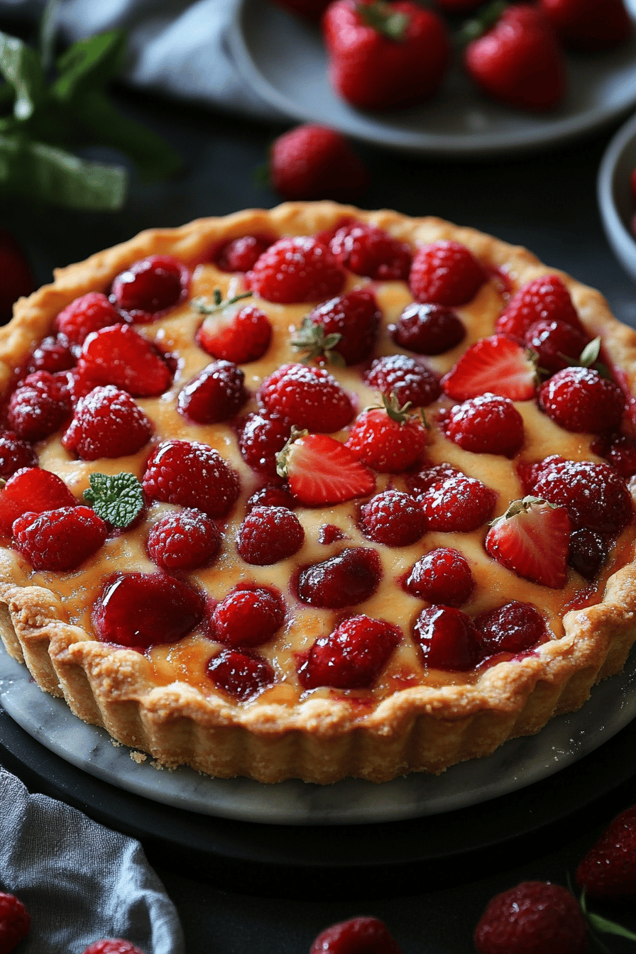Tarte aux Fraises Rapide et Délicieuse