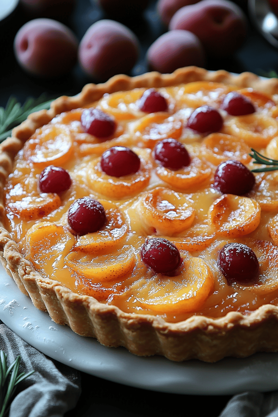 Tarte aux abricots facile Final Dish Presentation
