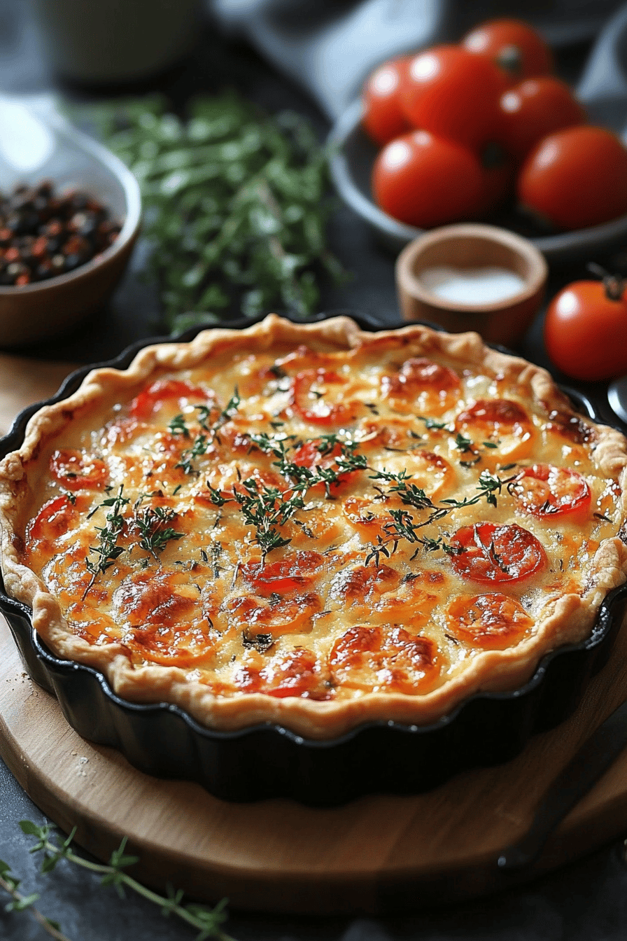 Tarte aux légumes et parmesan une recette originale