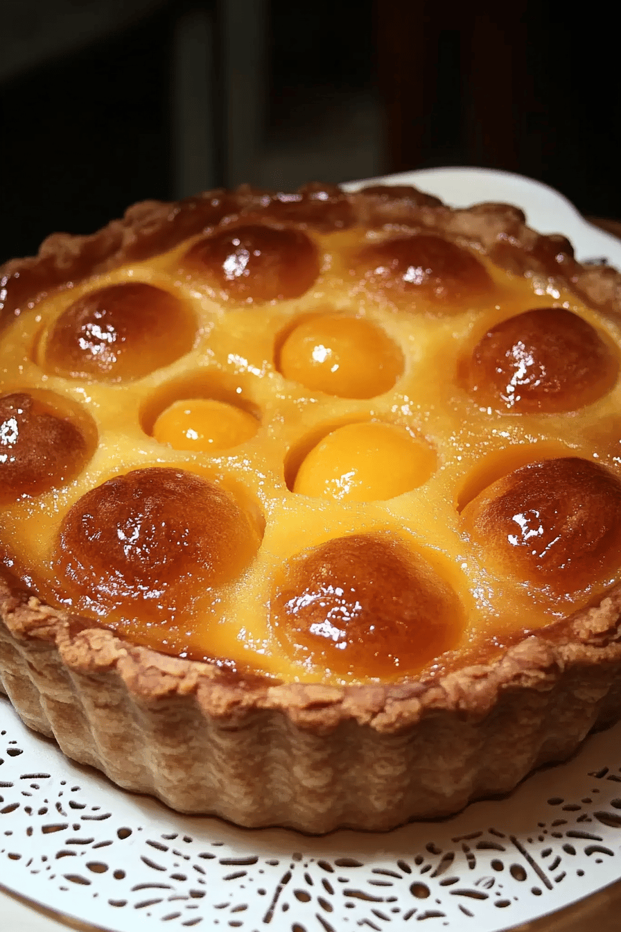 Tarte briochée aux pêches: un dessert estival ingredients