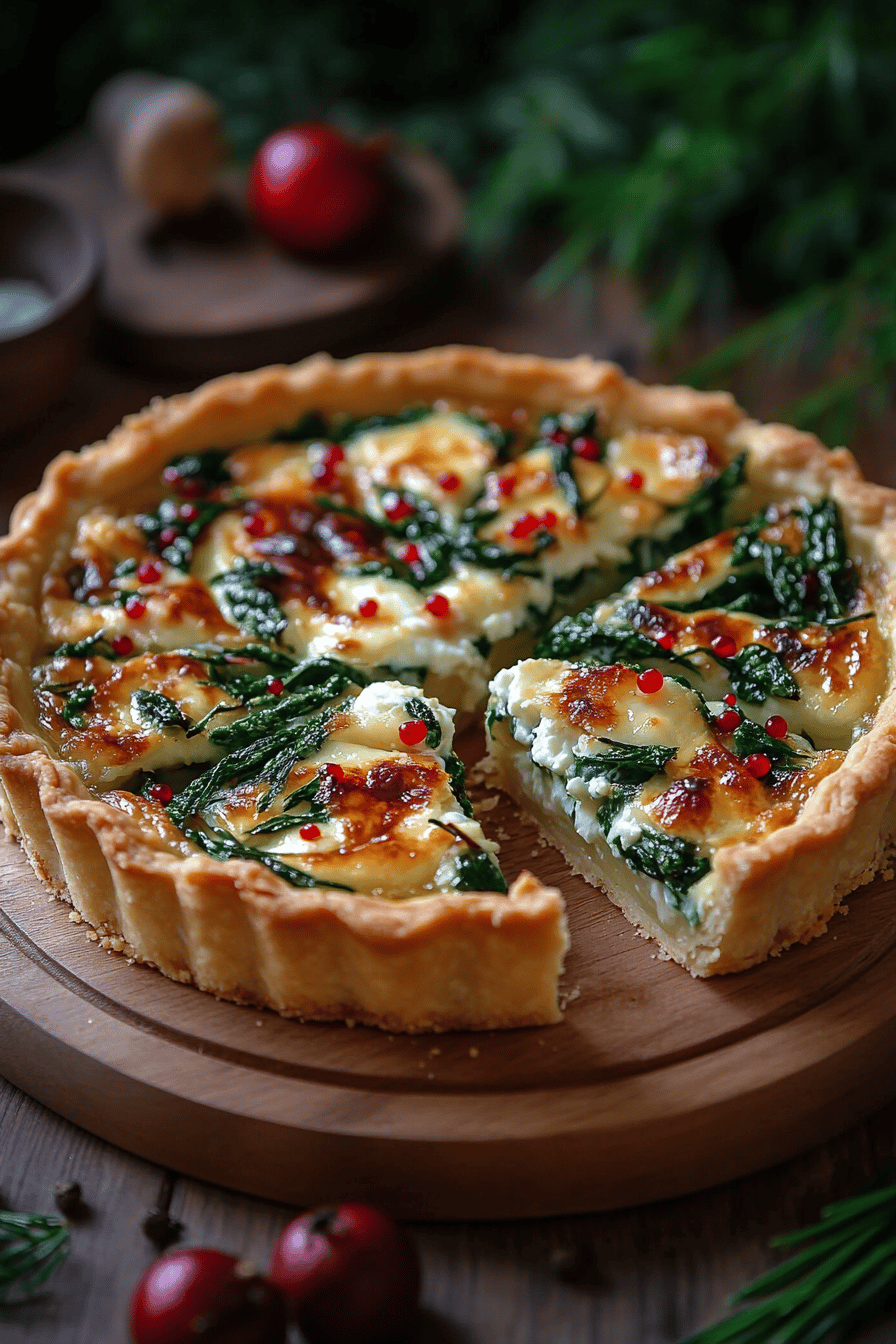 Tarte épinards-ricotta  recette végétarienne conviviale ingredients