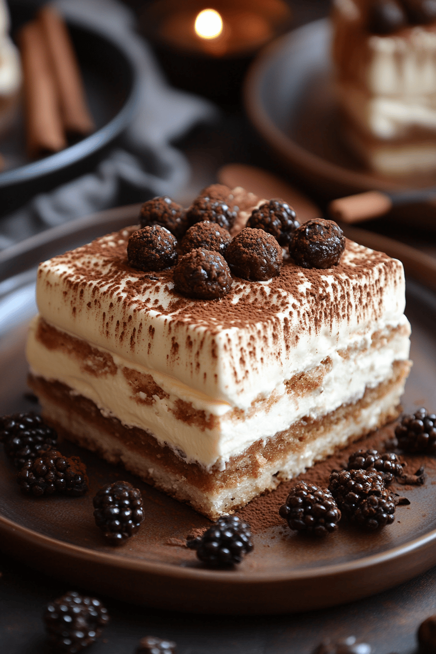 Tiramisu façon Forêt Noire le plaisir gourmand