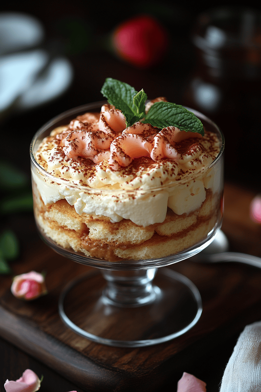 Tiramisu salé aux crevettes l'entrée facile et chic